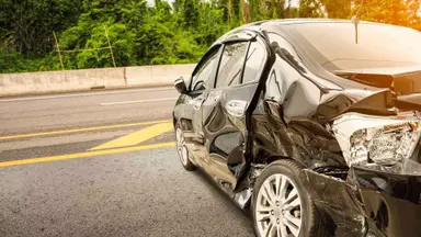 car after damage