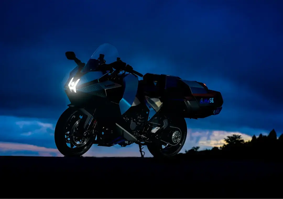 hydrogen-powered motorcycle, the Ninja H2