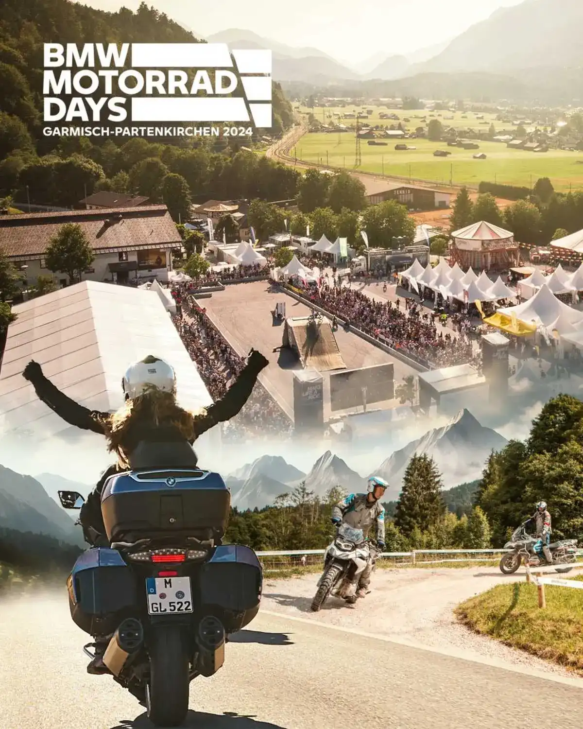 BMW Motorrad Days kehren nach GarmischPartenkirchen zurück Buchen Sie